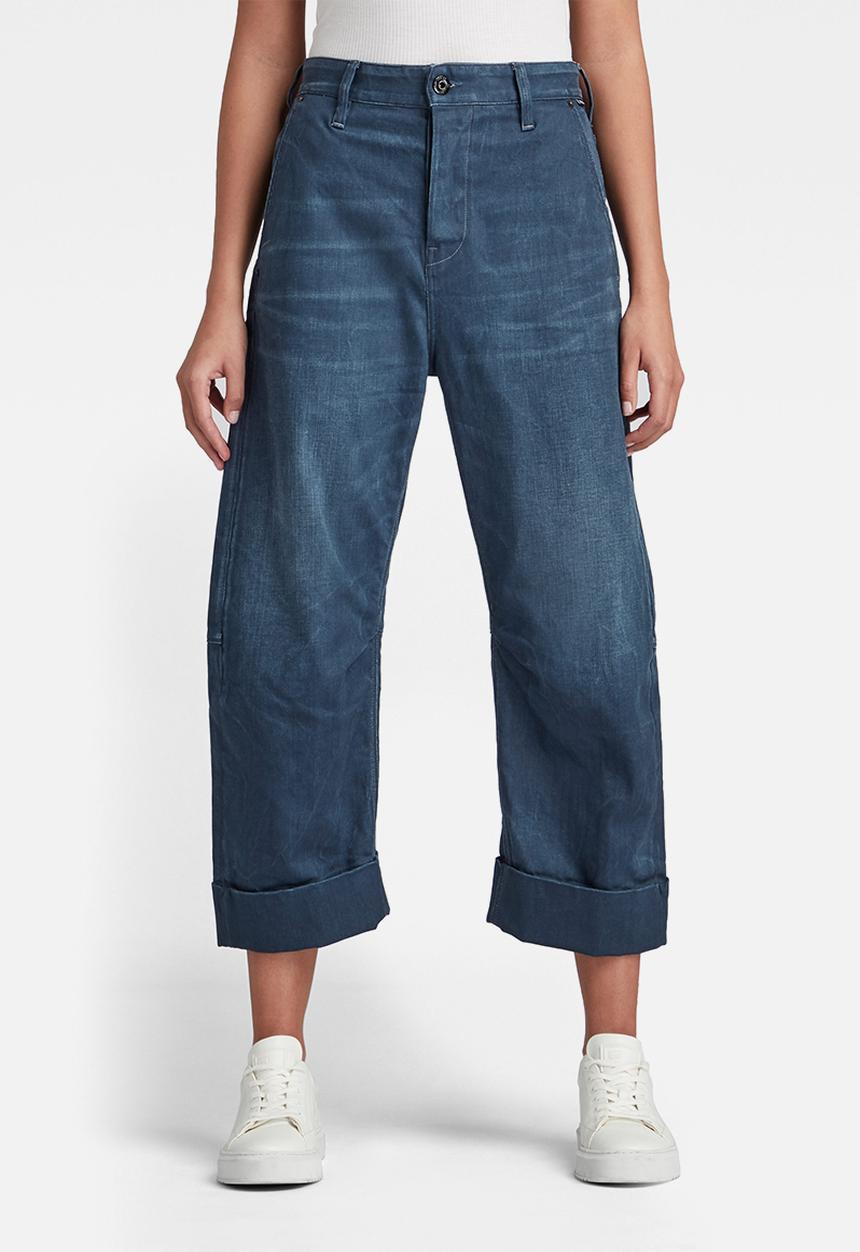 G-STAR - Eve 3d wide leg - worn in rivulet