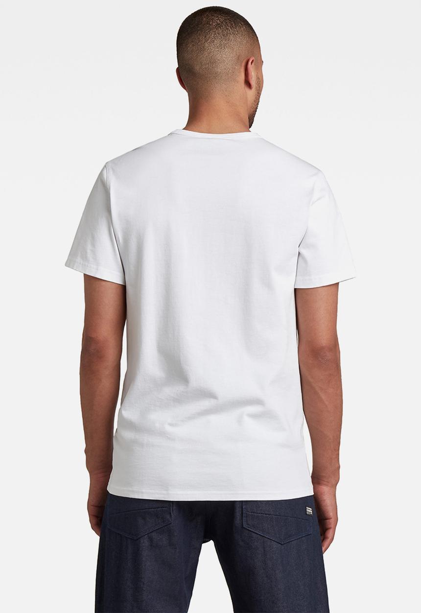 G-STAR - Pocket logo r t - white