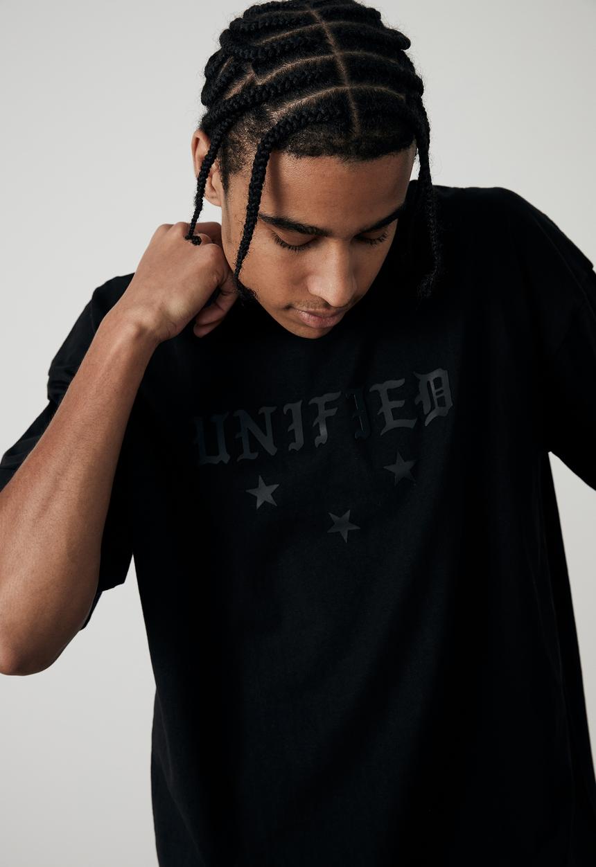 Factorie - Oversized graphic t-shirt - black