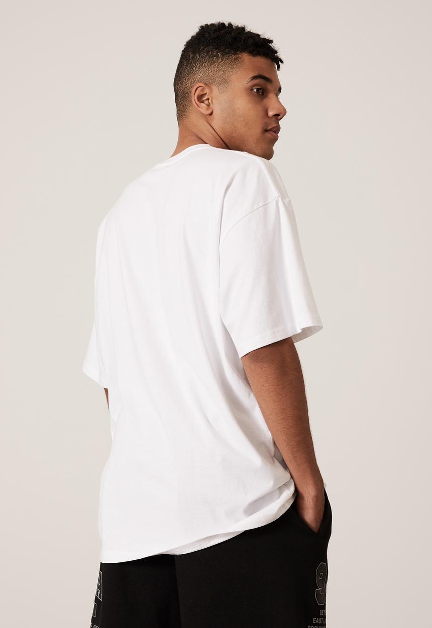 Factorie - Oversized graphic t-shirt - white