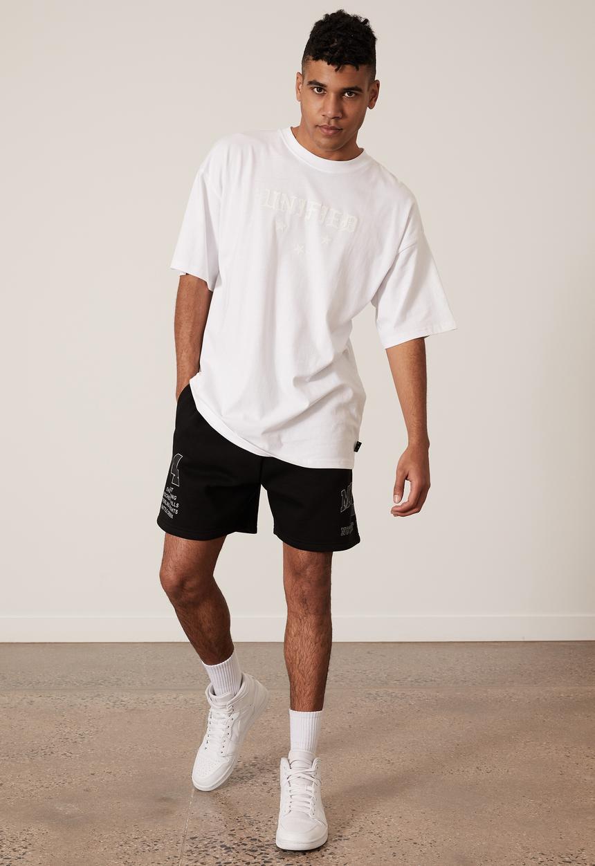 Factorie - Oversized graphic t-shirt - white