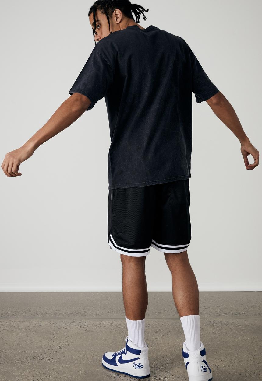 Factorie - Oversized graphic t-shirt - black