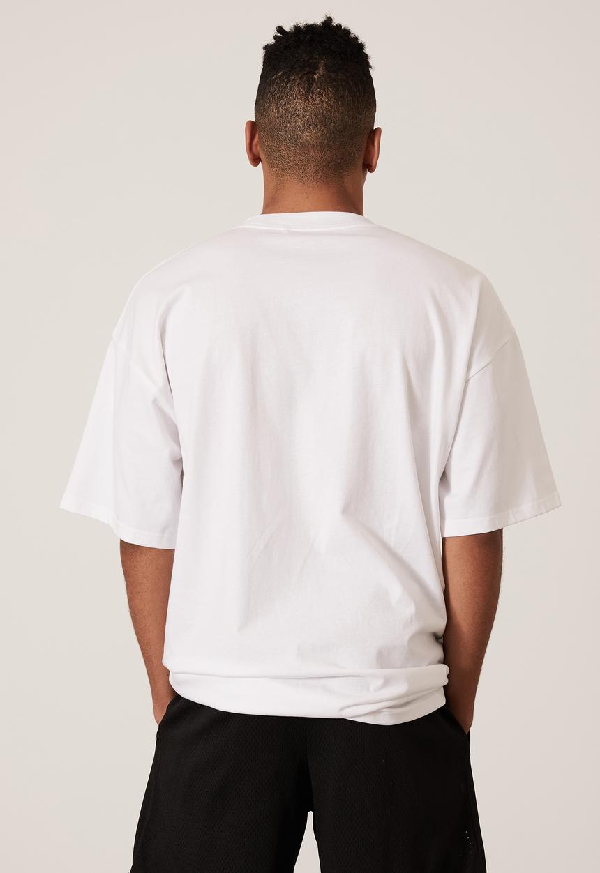 Factorie - Oversized graphic t-shirt - white