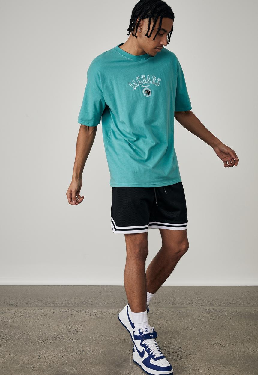 Factorie - Oversized graphic t-shirt - blue