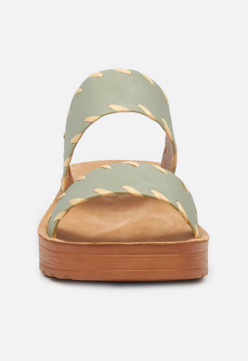 Butterfly Feet - Slitheran 3 flatform sandal - mint