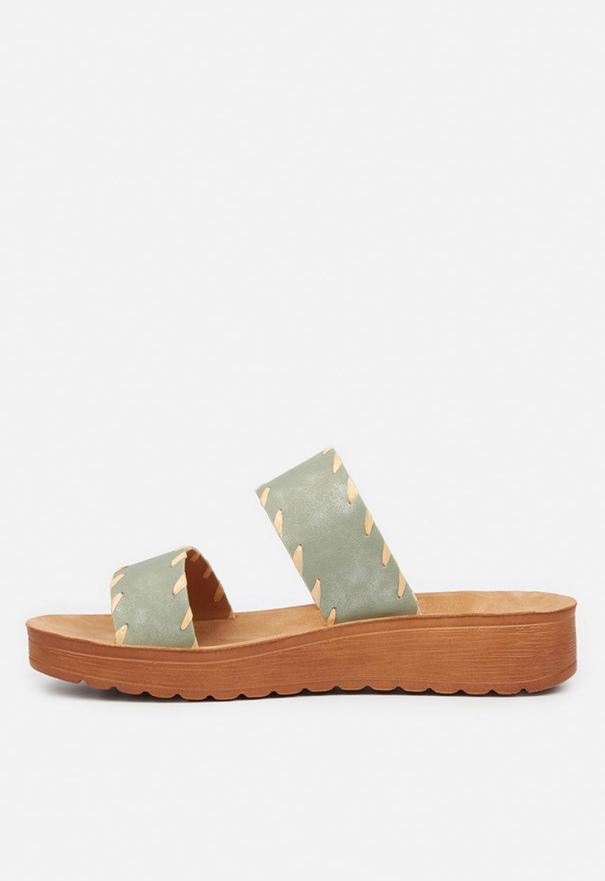 Butterfly Feet - Slitheran 3 flatform sandal - mint