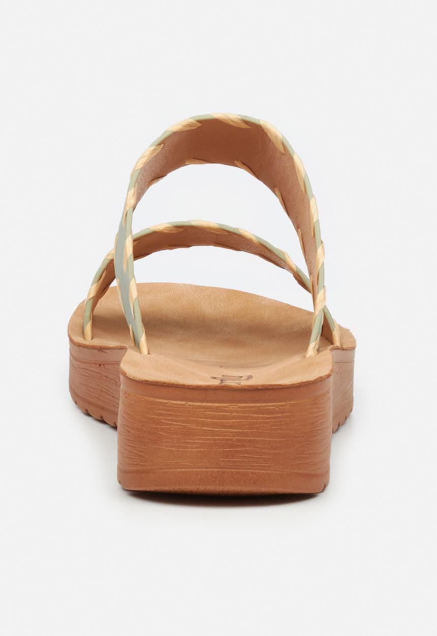 Butterfly Feet - Slitheran 3 flatform sandal - mint
