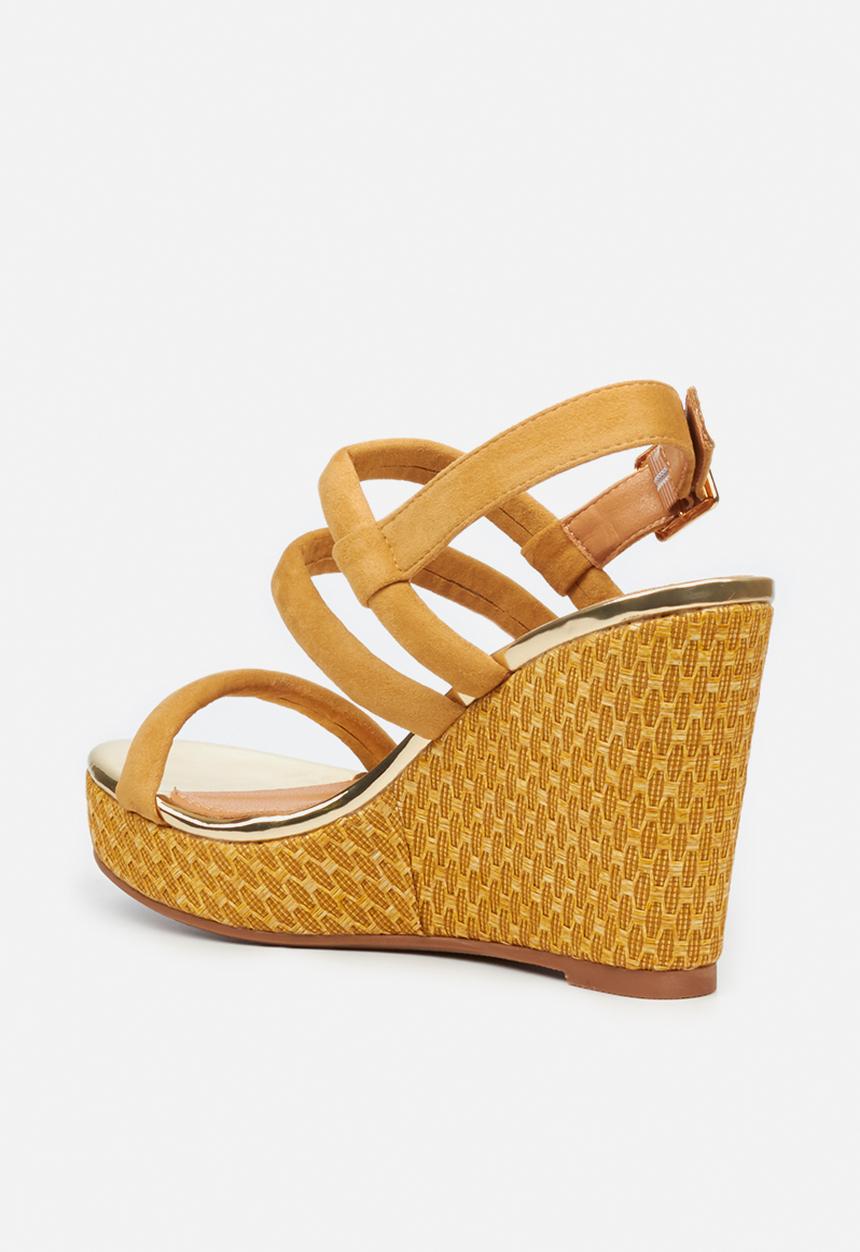 Butterfly Feet - Santana wedge - mustard
