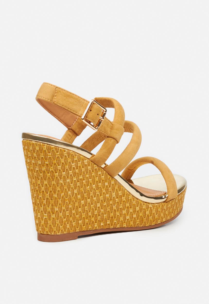 Butterfly Feet - Santana wedge - mustard