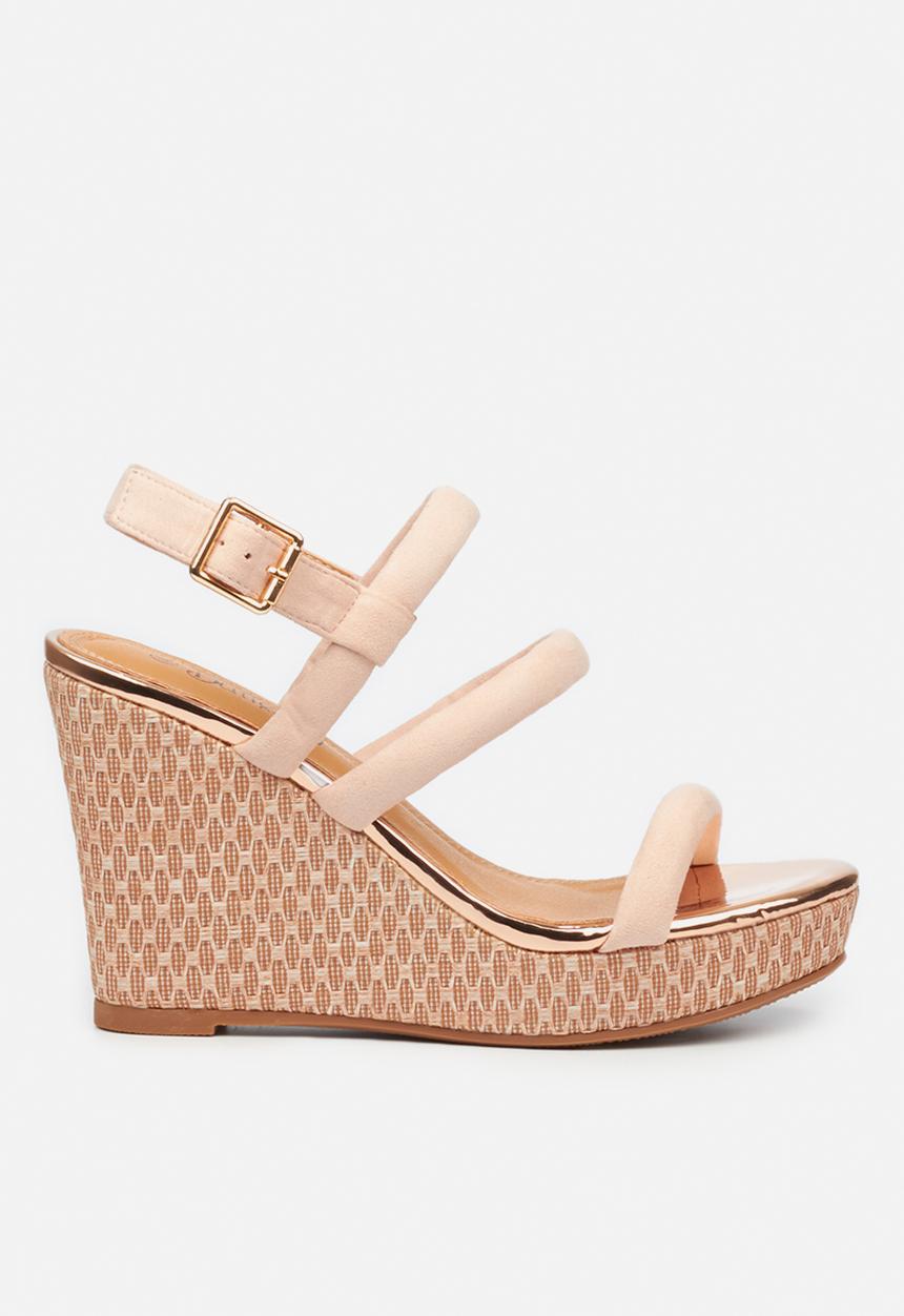 Butterfly Feet - Santana wedge - pink