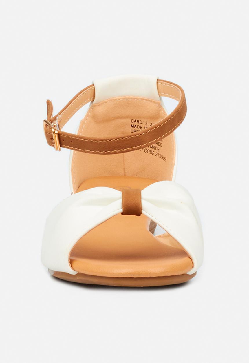 Butterfly Feet - Cardi 3 sandal - white