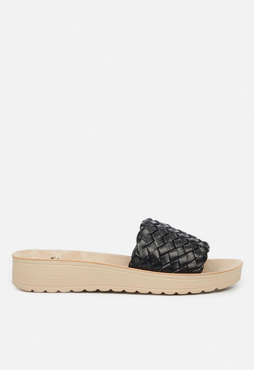 Butterfly Feet - Slitheran 2 flatform sandal - black