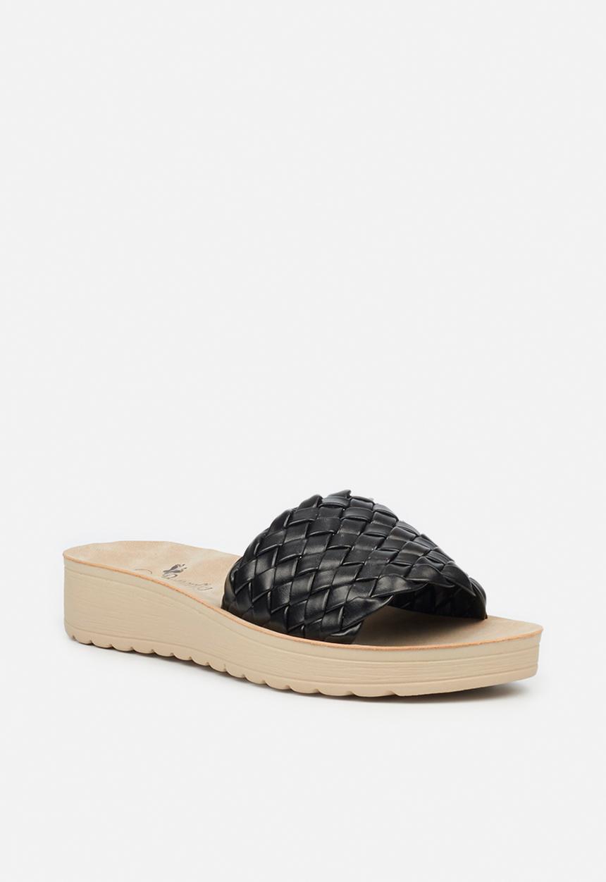 Butterfly Feet - Slitheran 2 flatform sandal - black