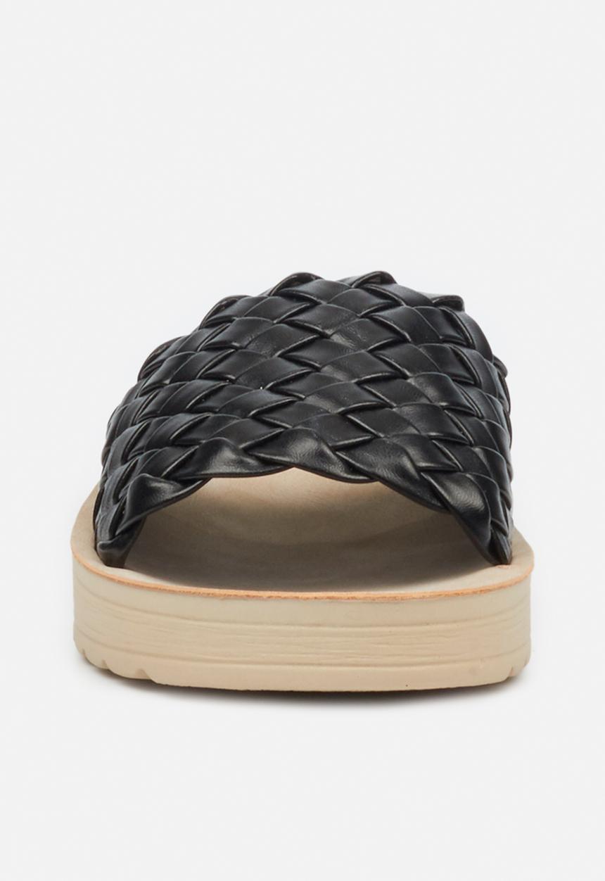 Butterfly Feet - Slitheran 2 flatform sandal - black
