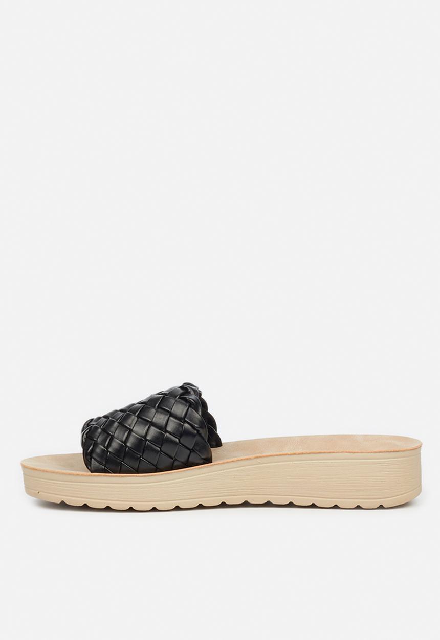 Butterfly Feet - Slitheran 2 flatform sandal - black