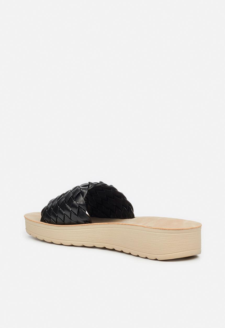 Butterfly Feet - Slitheran 2 flatform sandal - black