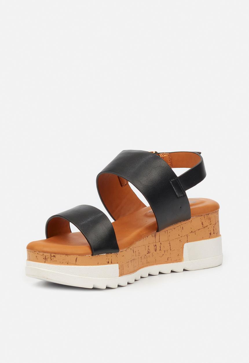 Butterfly Feet - Maddy 1 wedge - black