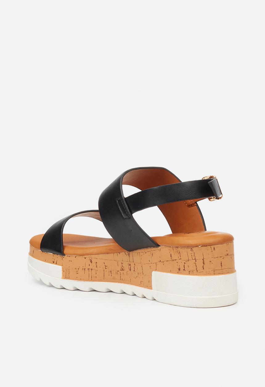 Butterfly Feet - Maddy 1 wedge - black