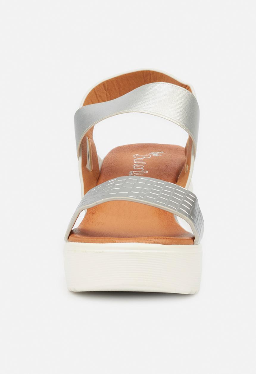 Butterfly Feet - Cascada 1 wedge - silver