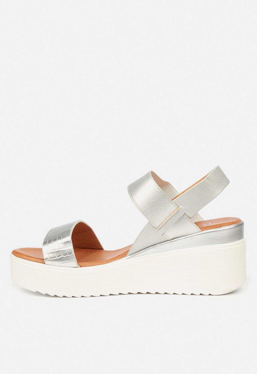 Butterfly Feet - Cascada 1 wedge - silver