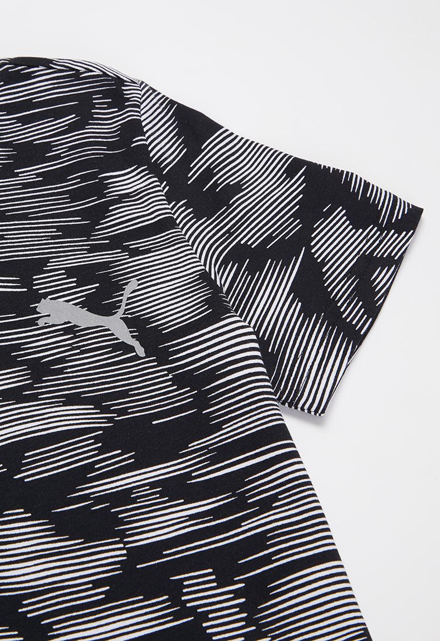 PUMA - Active sport aop tee b - black