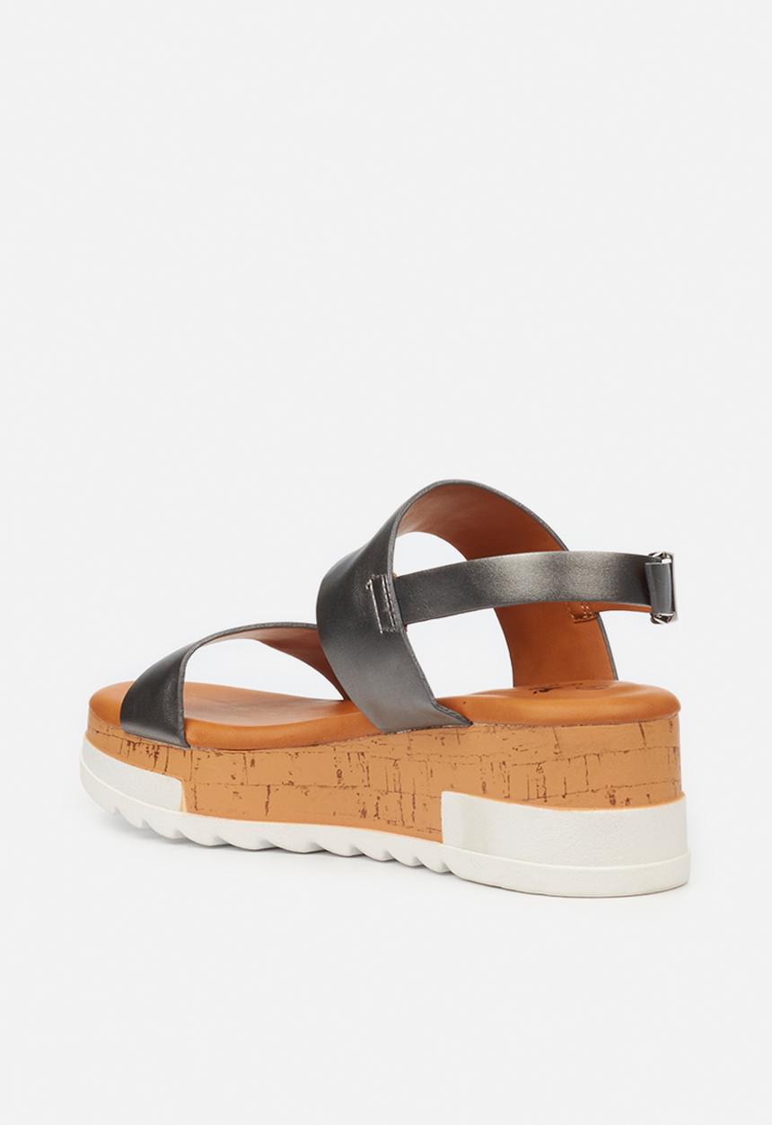 Butterfly Feet - Maddy 1 wedge - pewter