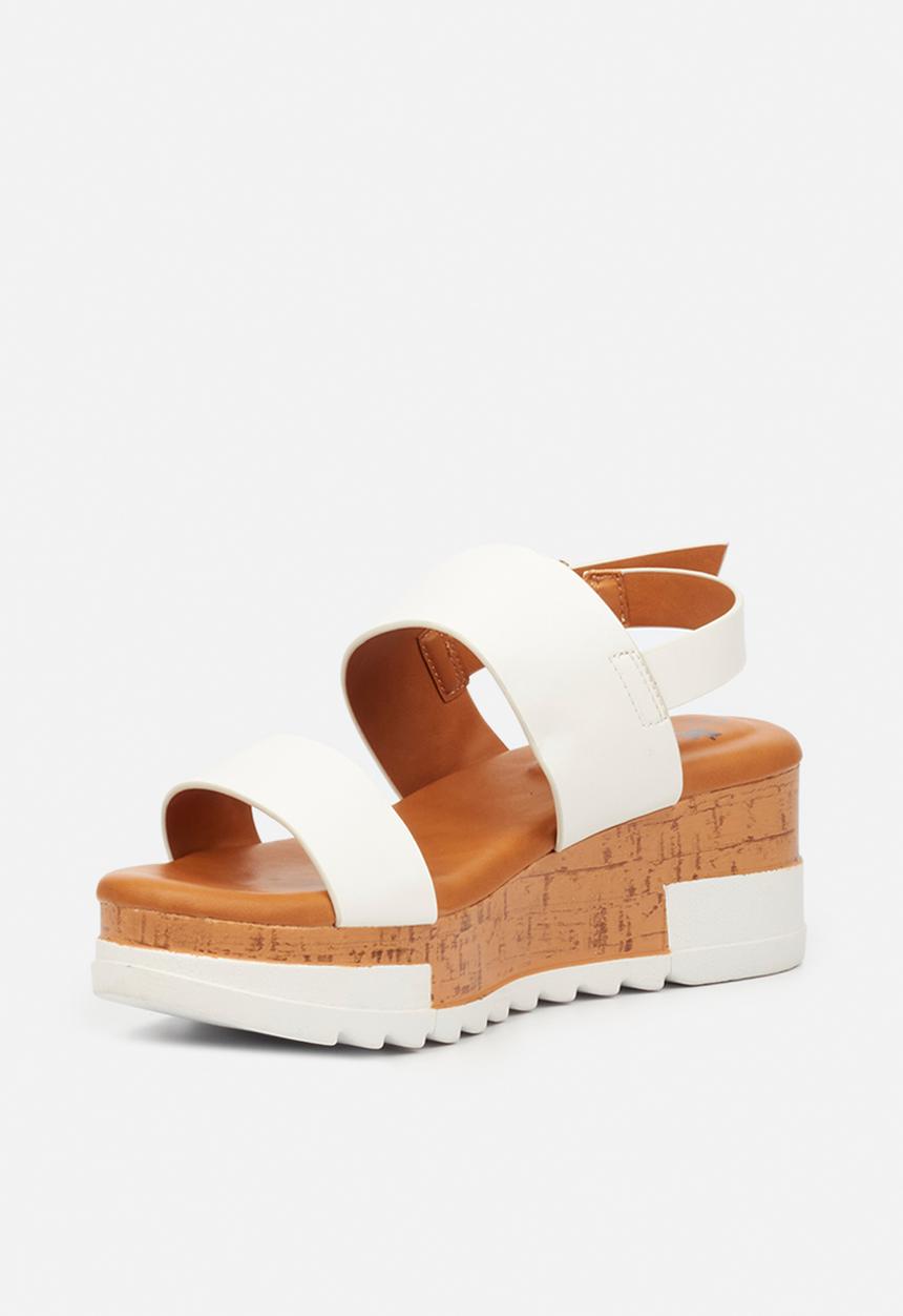 Butterfly Feet - Maddy 1 wedge - white
