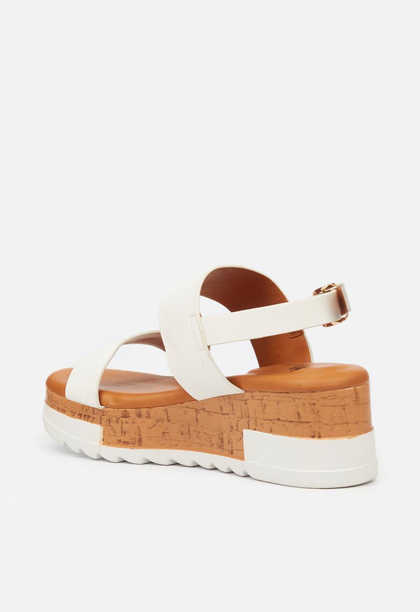 Butterfly Feet - Maddy 1 wedge - white
