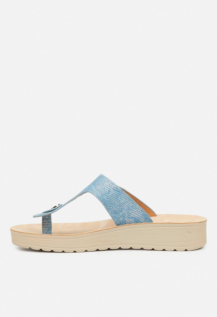 Butterfly Feet - Slitheran 1 flatform sandal - blue