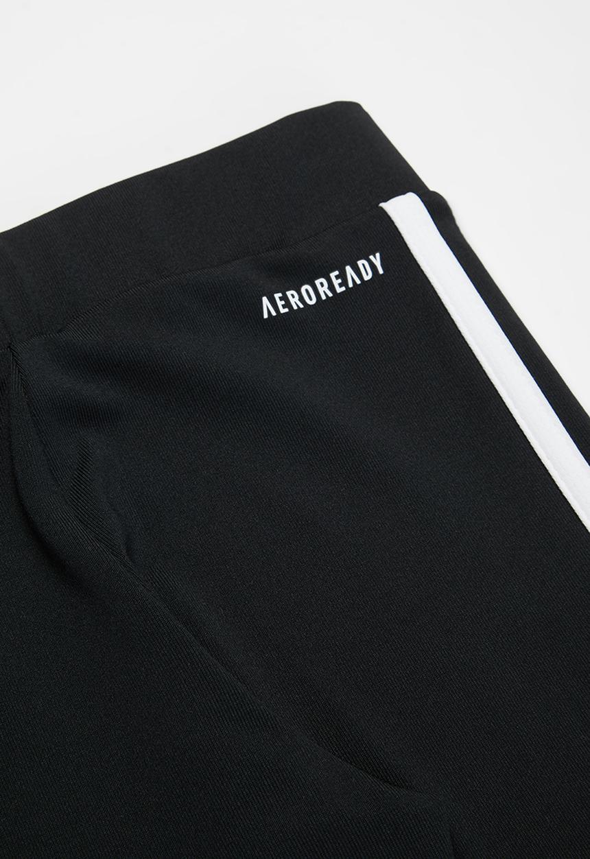 adidas Performance - Girls 3 stripes tights - black & white