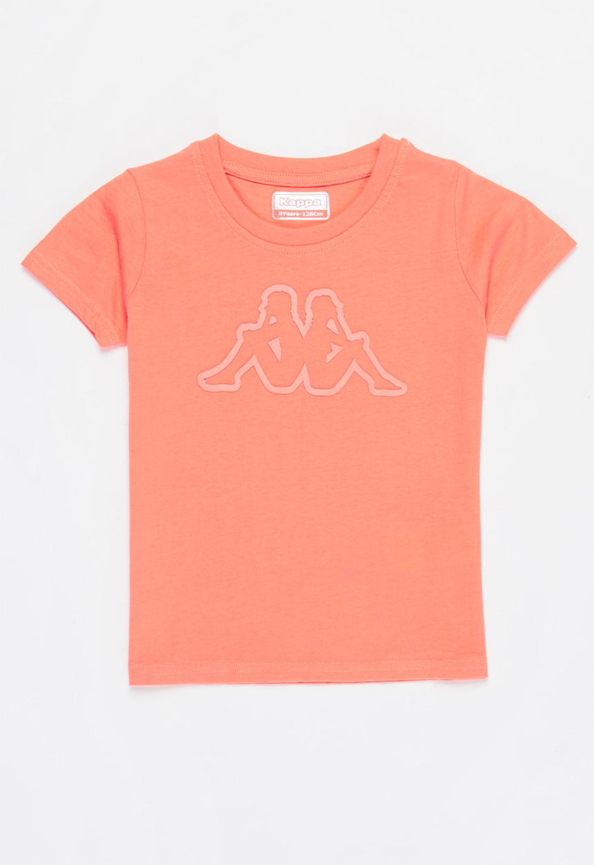 KAPPA - Logo cost slim fit tee - orange