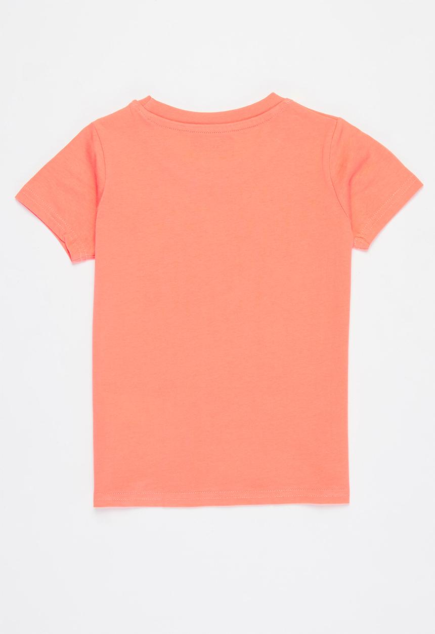 KAPPA - Logo cost slim fit tee - orange