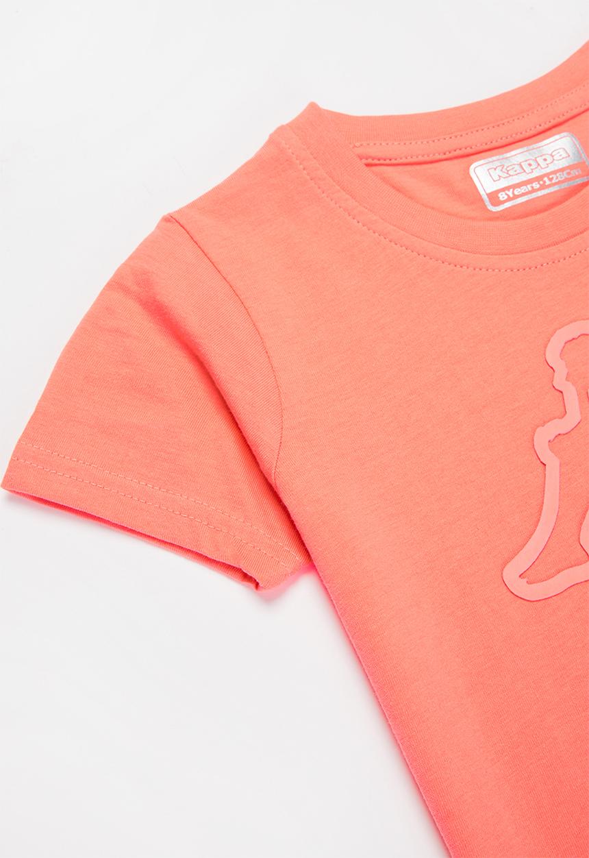 KAPPA - Logo cost slim fit tee - orange