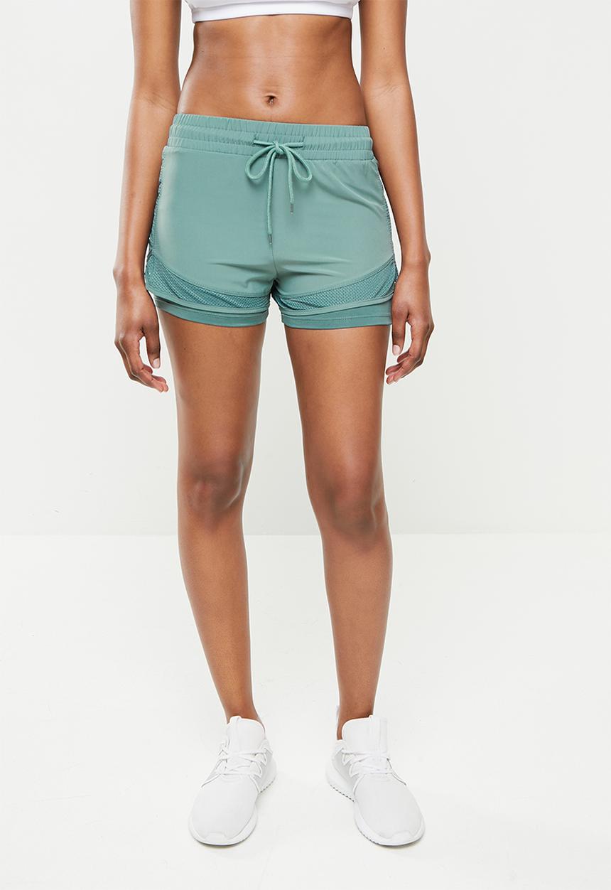 dailyfriday - Yoga shorts - pale green