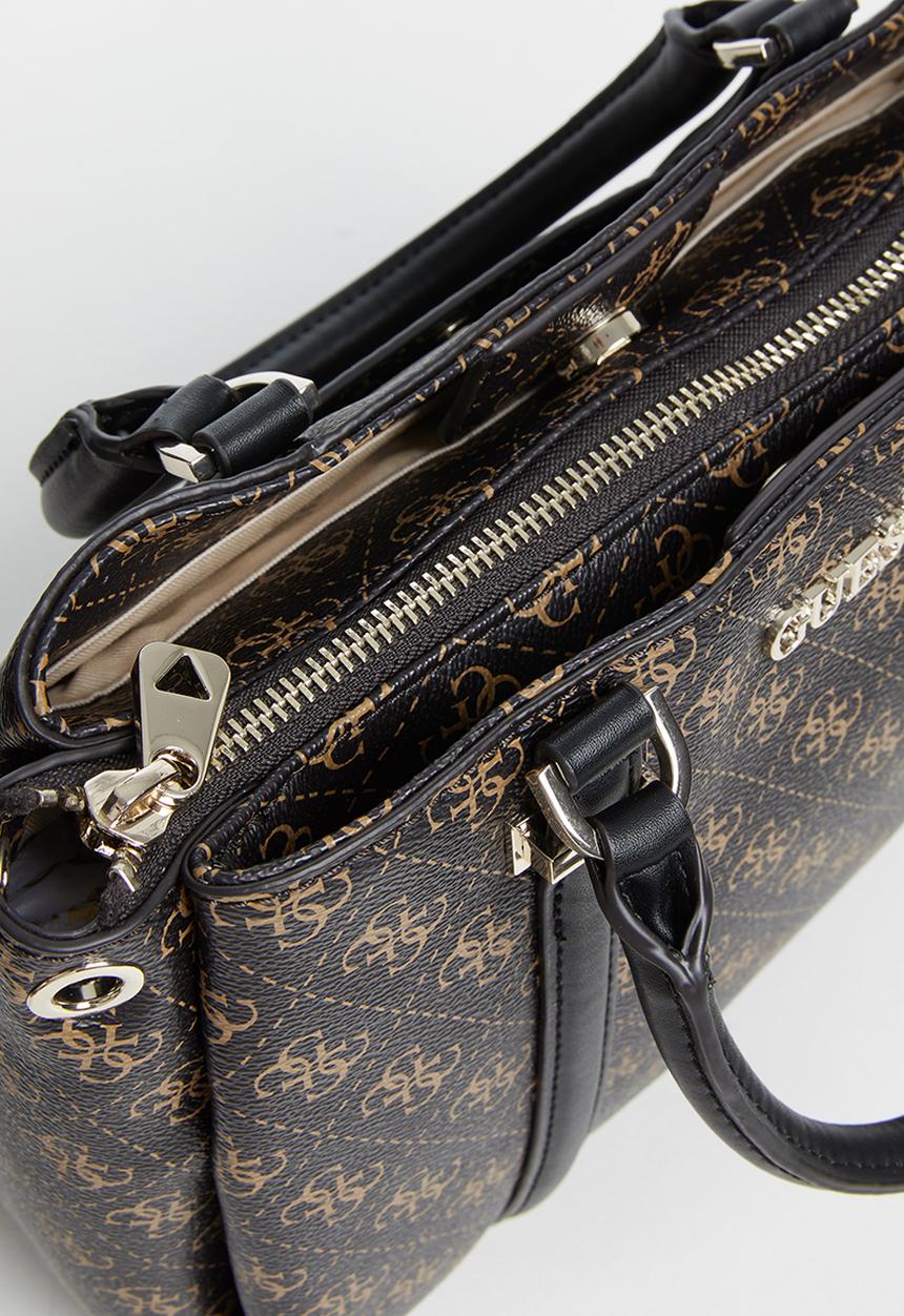 GUESS - Washington girlfriend satchel - black & brown 