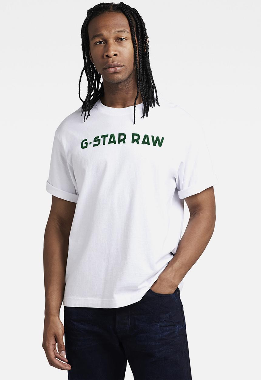 G-STAR - Snoop logo tee - white