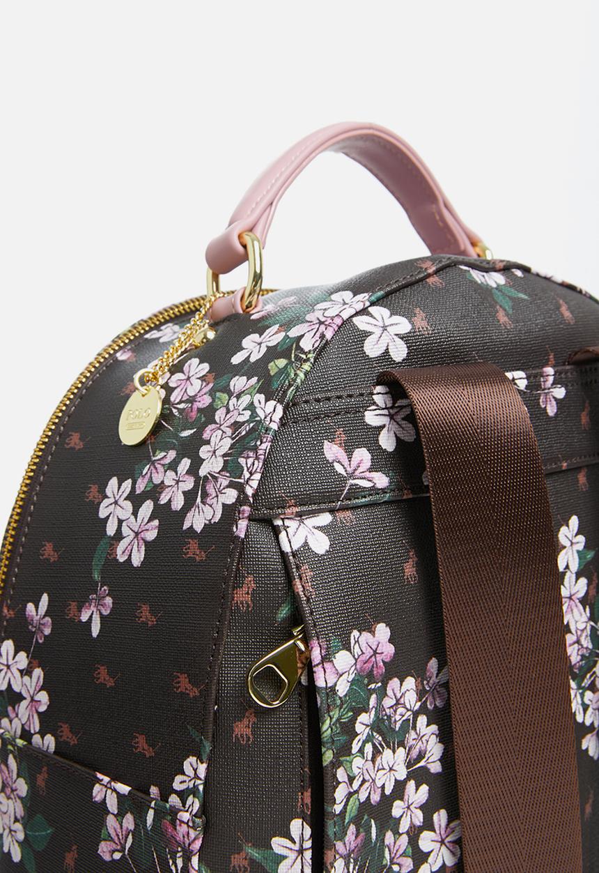 POLO - Polo floral backpack - brown