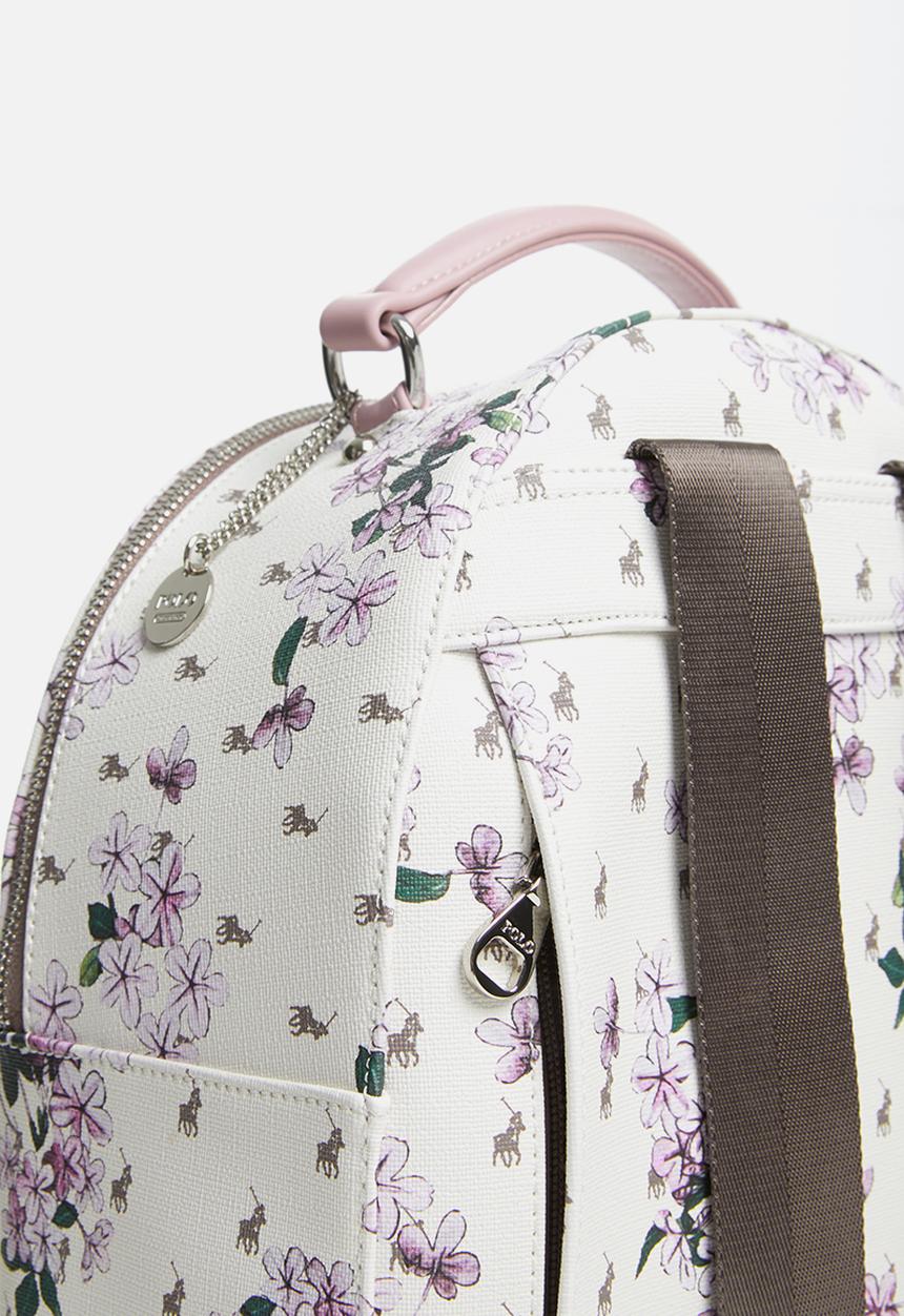 POLO - Polo floral backpack - cream