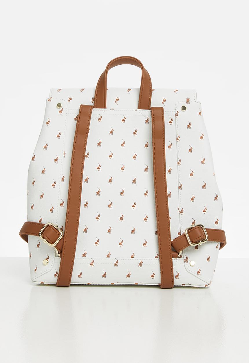 POLO - Minimalist iconic backpack - white