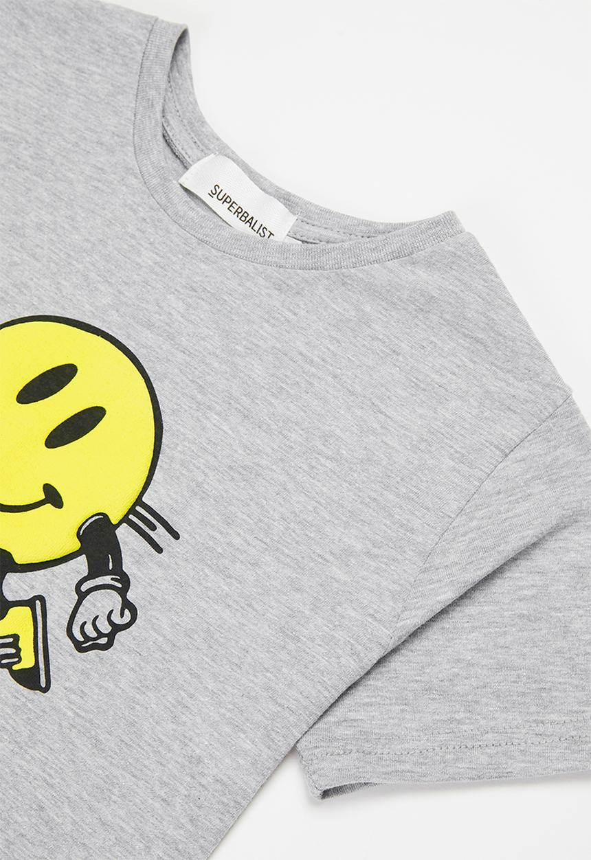 Superbalist - Boys graphic tee - grey