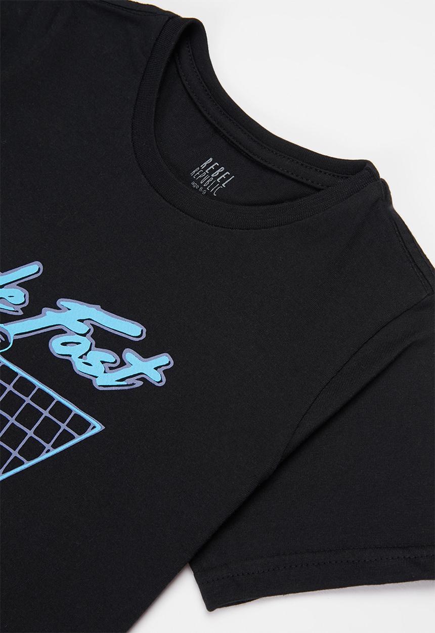 Rebel Republic - Graphic tee - black