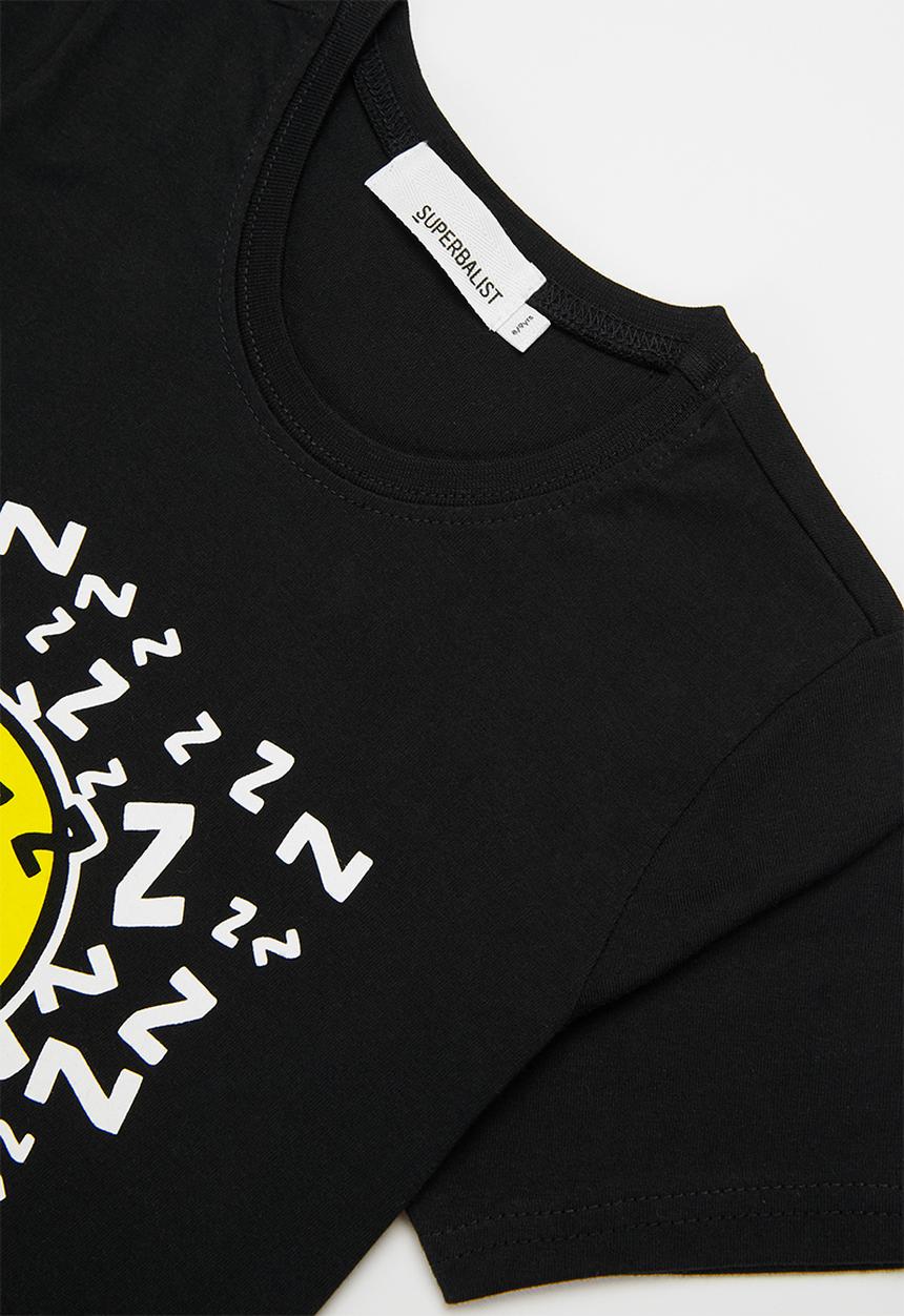 Superbalist - Older boys tee & shorts pj set - black