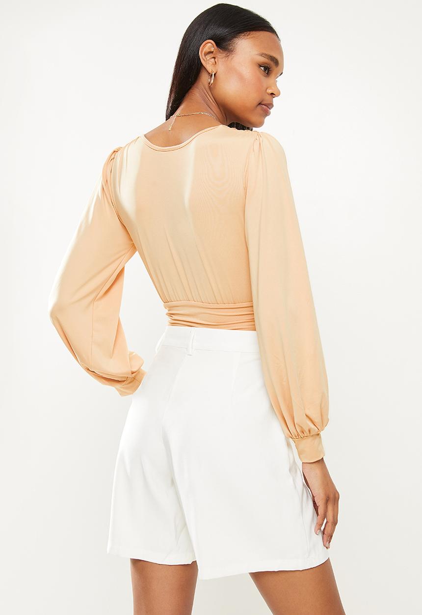 dailyfriday - Long sleeve bodysuit - cream
