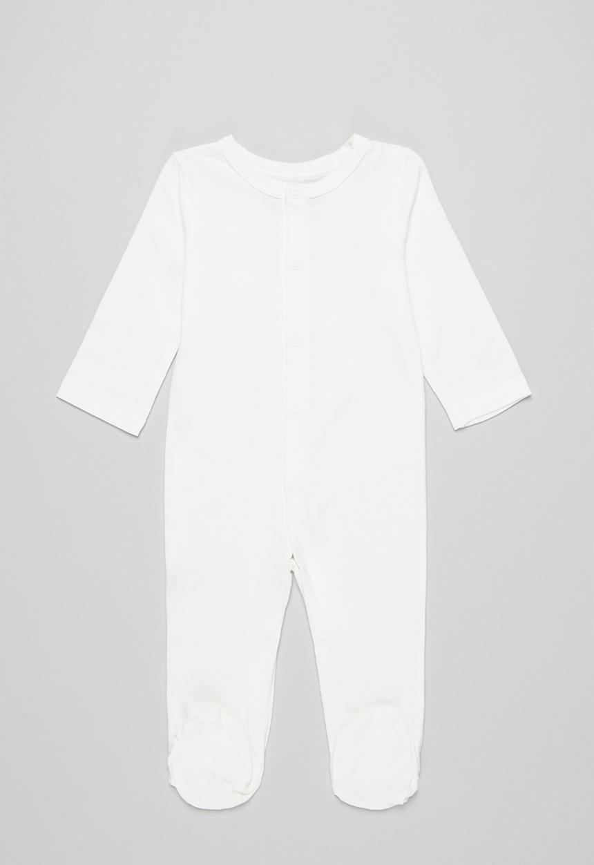 Superbalist Kids - 2 pack sleepsuit - light blue & cream