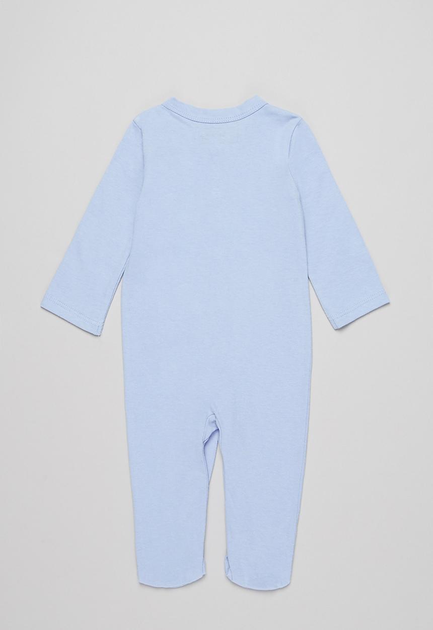 Superbalist Kids - 2 pack sleepsuit - light blue & cream