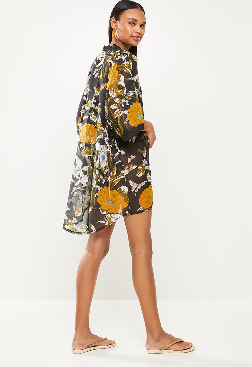 dailyfriday - Printed batwing kaftan - multi