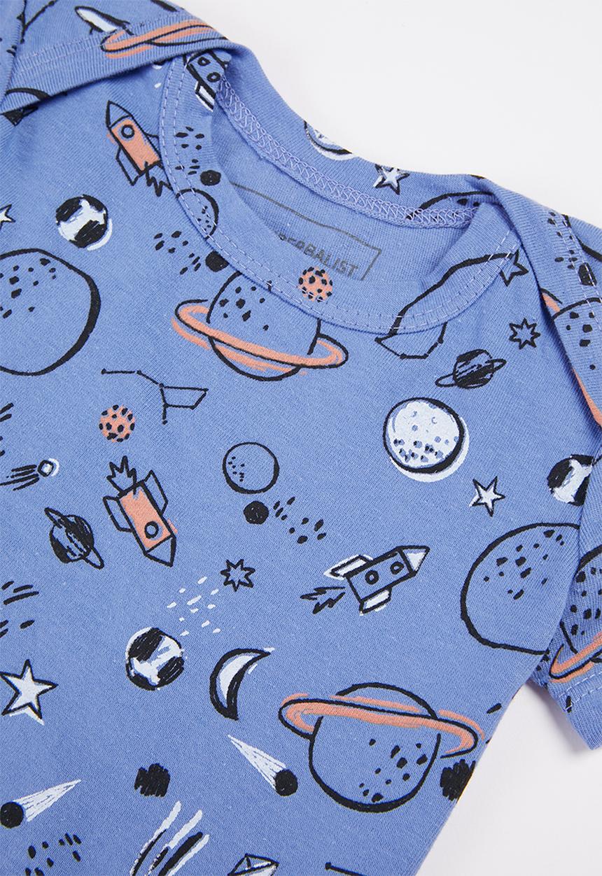 Superbalist Kids - Top & legging space set - blue 