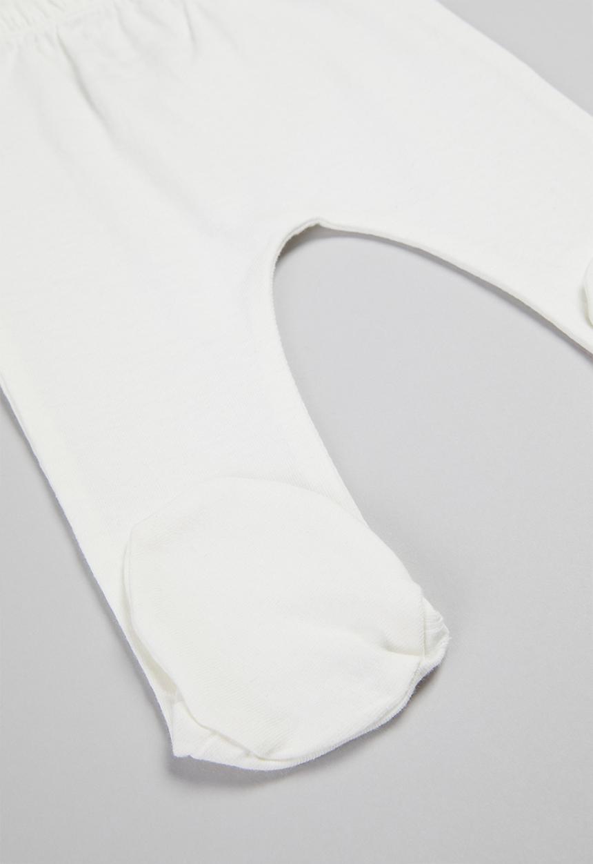 Superbalist Kids - 2 pack space footed pants - blue & cream