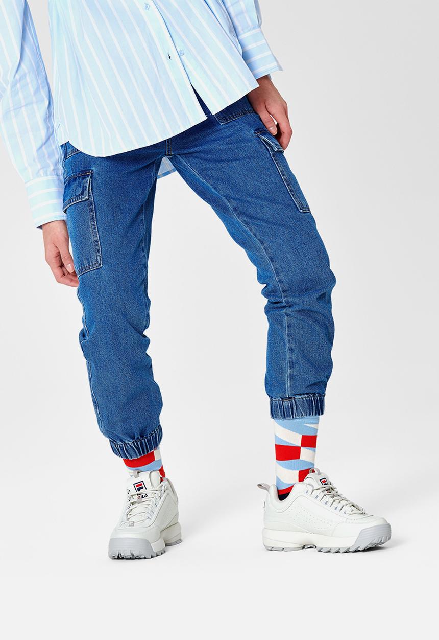 Happy Socks - Jumbo filled optic socks - multi