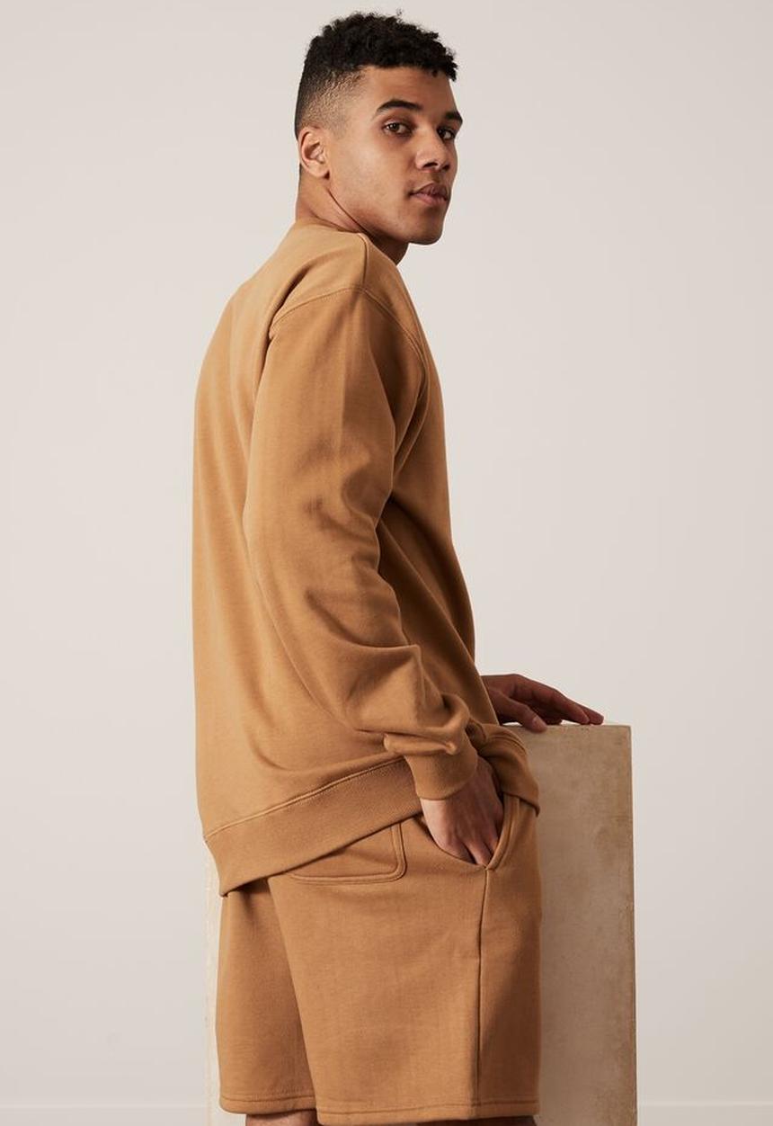 Factorie - Elite oversized crew - tan